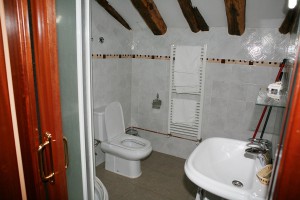Baño apartamento rural